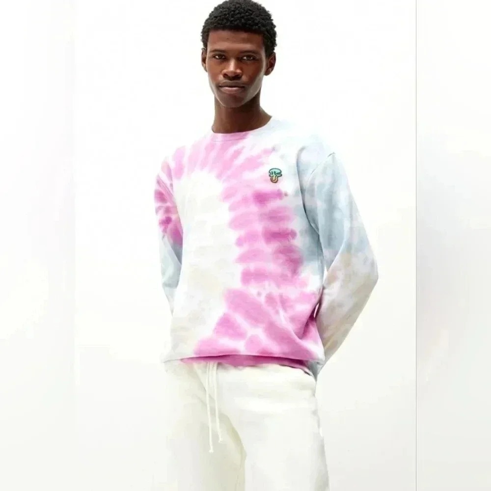 PacSun Recycled Tie Dyed Crew Neck Sweatshirt Sz. M